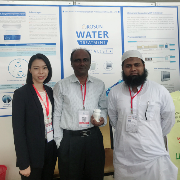 Rosun attended bangladesh power and water treatment exhibition 2018