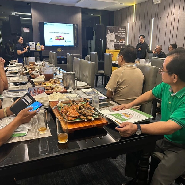 Joyful and Significant Luncheon with Philippine customers: “Roxycide's Application in Livestock Farming